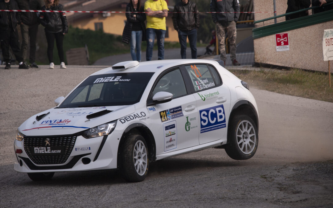 Lorenzo Grani 1° di classe Rally4, 6° assolutoal 49° Circuito Scuderia San Marino