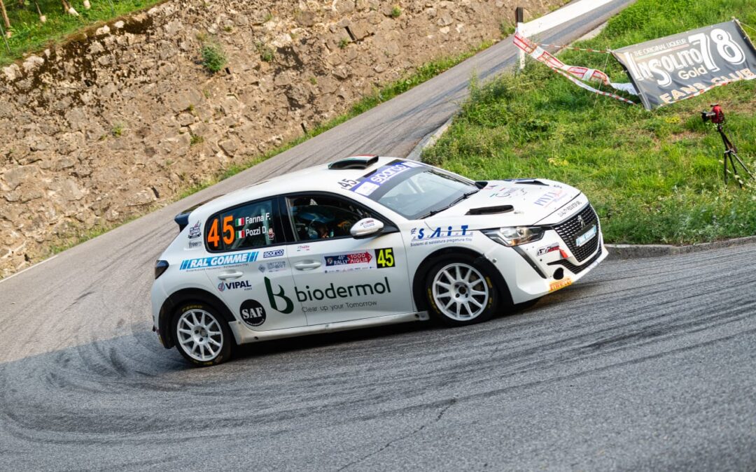 Fabio Farina, portacolori della Pintarally Motorsport sbanca al Rally 1000 Miglia