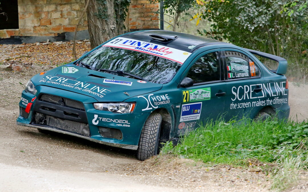 Aronne Travaglia portacolori della Scuderia Pintarally Motorsport vince il 15° Rally delle Marche