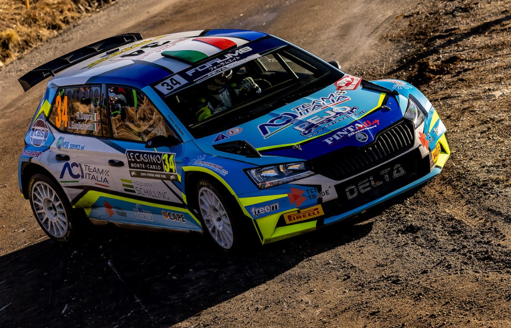 La Pintarally Motorsport con Roberto Daprà al suo esordio nel Mondiale Rally WRC2 a Monte-Carlo
