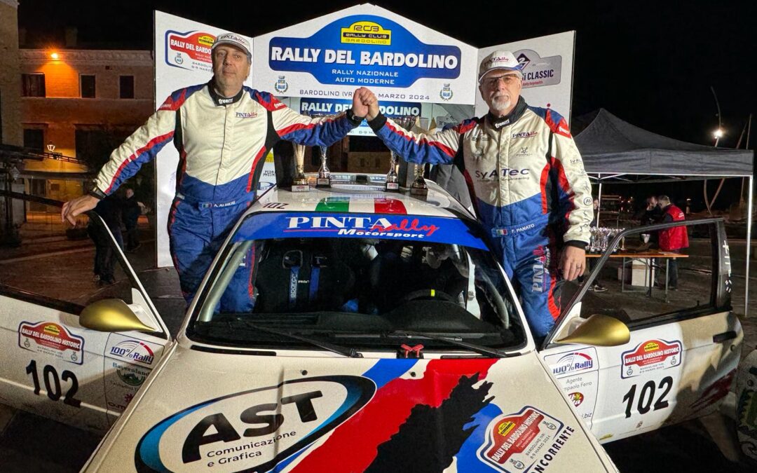 Pintarally Motorsport con Franco Panato primo assoluto al Rally del Bardolino Historic