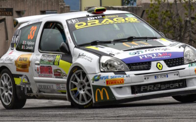 Denis Vigliaturo pronto al via del Campionato Italiano Assoluto Rally con i colori della Scuderia Pintarally Motorsport