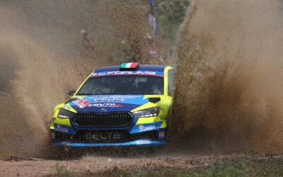 Un sensazionale Roberto Daprà 1° assoluto nel WRC2 al Rally Italia Sardegna