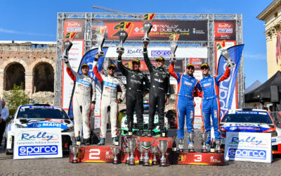 Primo podio per Roberto Daprà al Campionato Italiano Assoluto Rally