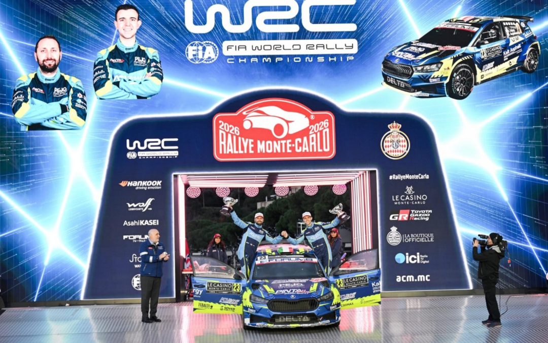 Roberto Daprà e la Pintarally Motorsport conquistano il Rally di Montecarlo