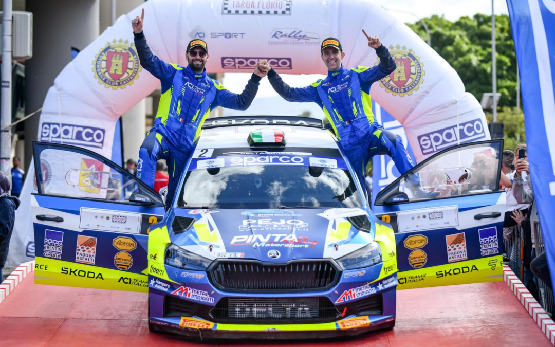 Roberto Daprà e la Pintarally Motorsport sul tetto del Rally Targa Florio