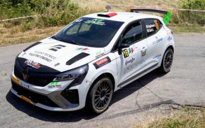 Giacomo Guglielmini è primo di classe Rally3 al Rally Appennino Reggiano