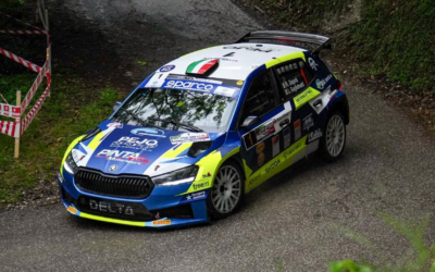 Roberto Daprà ottimo terzo assoluto al Rally Due Valli Falezza e Merzari sul primo gradino di classe